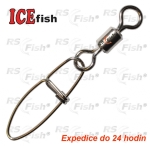 Swivel with snap Ice Fish RSI