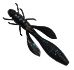 Nymph Owner Yuki Bug - color Black / Blue Flake