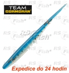 Dropshot bait TC Slick Worm SB5 - color clear blue flitter