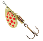 Spinner Mepps Comet Decoree - color gold / red dots