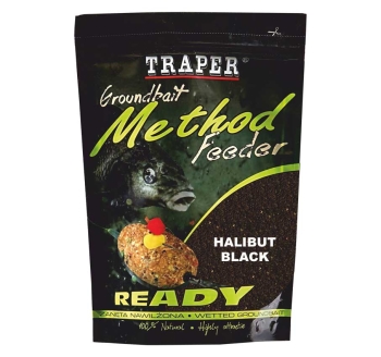 Wetted groundbait Traper Method Feeder - Halibut Black - 750 g