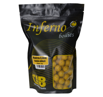 Boilies Carp Inferno Nutra Line - Banana / Squid - 1 kg