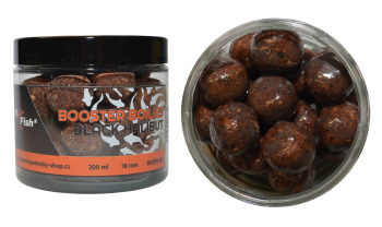 Boilies RS Fish BOOSTER - Black halibut
