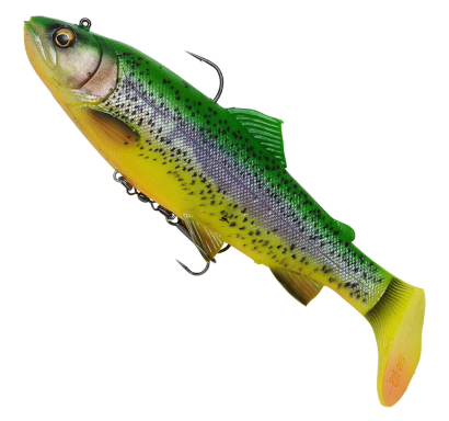 Ripper Savage Gear 3D Trout Rattle Shad - color Rainbow Trout