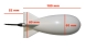 Raketa Spomb Large - bílá - detail 5