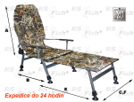 Armchair FK2 + footstool - color camouflage
