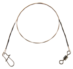 Wire leader Cormoran 7 x 1 swivel - snap - 20 cm