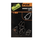FOX Maggot Clips - size 8 - CAC525