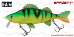 Wobbler DAM Effzett Slide´n Roll Perch - color Firetiger