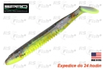 Ripper SPRO Komodo Shad - color Chatreuse Belly
