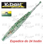 Dropshot bait Cormoran K-DON S8 Slugtail - color green white pearl