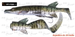 Savage Gear 3D Hybrid Pike - color Green Silver Pike