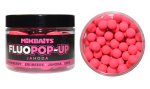 Boilies Mikbaits Mikbaits Fluo Pop-Up - Strawberry - 10 mm