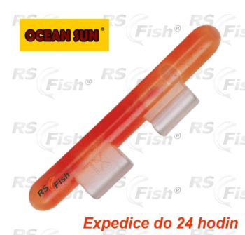 Chemical light with clip - red