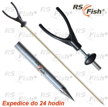 Rod rest telescopic U - 0,8 m