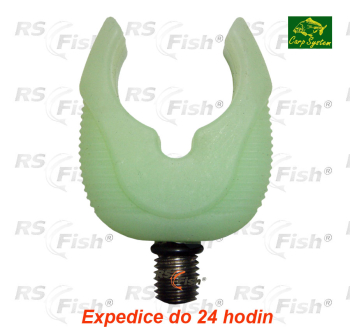 Rod rest ending rubber with thread C.S. Extra Fluo - U