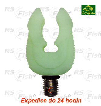 Rod rest ending rubber with thread C.S. Extra Fluo - V