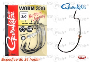 Hooks Gamakatsu Worm 330 Bottom Jigging