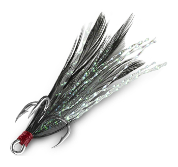 Treble hooks Delphin B!RD - color black