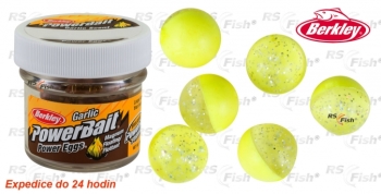 Berkley PowerBait Floating Eggs Garlic - Fluo Yellow