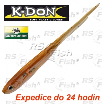 Dropshot bait Cormoran K-DON S2 Spearl Tail - color dark brown