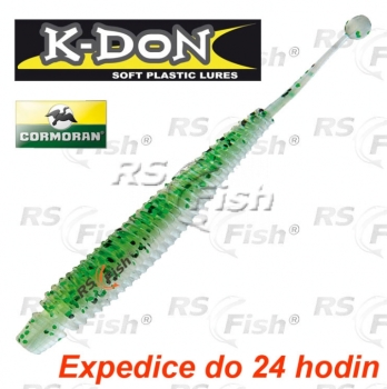Dropshot bait Cormoran K-DON S5 Tricky Tail - color green shiner