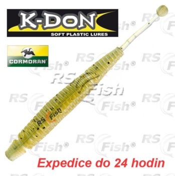 Dropshot bait Cormoran K-DON S5 Tricky Tail - color natural perch - 5 pcs