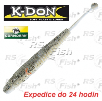 Dropshot bait Cormoran K-DON S5 Tricky Tail - color roach - 5 pcs