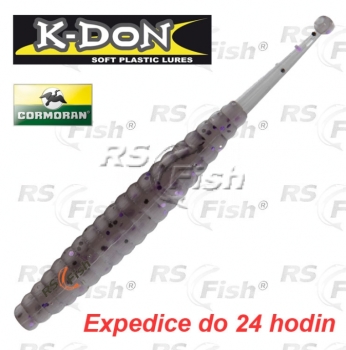 Dropshot bait Cormoran K-DON S8 Slugtail - color purple black - 5 pcs