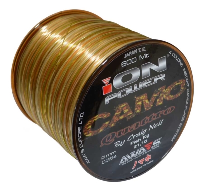 Fishing line Awa-shima ION Power Camo Quattro