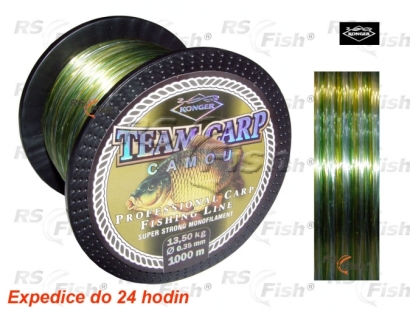 Fishing line Konger Team Carp Camo 1000 m