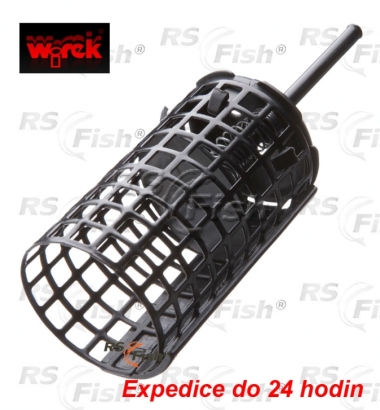 Cage Feeder Wirek - round with bottom and spring 