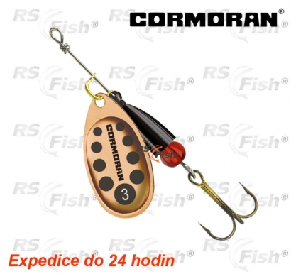 Spinner Cormoran Bullet - cooper / black dots