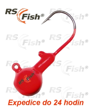 Jig head - fluo red