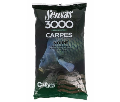 Groundbait Sensas 3000 Carp Noire - 1 kg