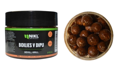 Boilies in dip Nikl - Devil Krill