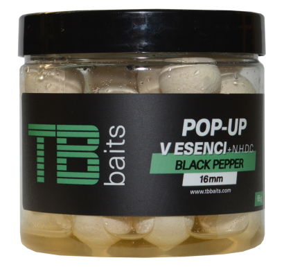 Boilies TB Baits POP-UP Black Pepper + NHDC